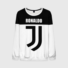 Мужской свитшот 3D с принтом Ronaldo Juventus в Тюмени, 100% полиэстер с мягким внутренним слоем | круглый вырез горловины, мягкая резинка на манжетах и поясе, свободная посадка по фигуре | cr7 | cristiano ronaldo | football | juventus | криштиану роналду | роналдо | роналду | ювентус