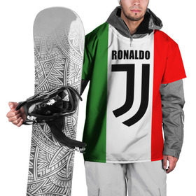 Накидка на куртку 3D с принтом Ronaldo Juventus Italy в Тюмени, 100% полиэстер |  | cr7 | cristiano ronaldo | football | juventus | криштиану роналду | роналдо | роналду | футбол | ювентус