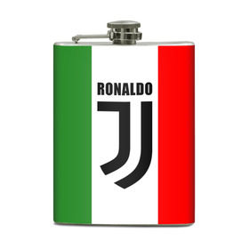 Фляга с принтом Ronaldo Juventus Italy в Тюмени, металлический корпус | емкость 0,22 л, размер 125 х 94 мм. Виниловая наклейка запечатывается полностью | Тематика изображения на принте: cr7 | cristiano ronaldo | football | juventus | криштиану роналду | роналдо | роналду | футбол | ювентус