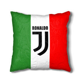 Подушка 3D с принтом Ronaldo Juventus Italy в Тюмени, наволочка – 100% полиэстер, наполнитель – холлофайбер (легкий наполнитель, не вызывает аллергию). | состоит из подушки и наволочки. Наволочка на молнии, легко снимается для стирки | cr7 | cristiano ronaldo | football | juventus | криштиану роналду | роналдо | роналду | футбол | ювентус