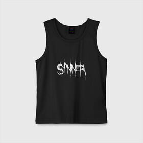 Детская майка хлопок с принтом Sinner в Тюмени,  |  | 