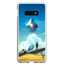 Чехол для Samsung S10E с принтом No Man’s Sky - Atlas Rises в Тюмени, Силикон | Область печати: задняя сторона чехла, без боковых панелей | Тематика изображения на принте: no man sky | no mans sky | no man’s sky | no man’s sky next