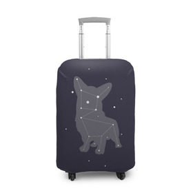 Чехол для чемодана 3D с принтом Корги в Тюмени, 86% полиэфир, 14% спандекс | двустороннее нанесение принта, прорези для ручек и колес | corgi | dog | dogs | корги | пес | порода | собака | щенки | щенок