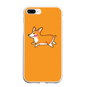 Чехол для iPhone 7Plus/8 Plus матовый с принтом Корги в Тюмени, Силикон | Область печати: задняя сторона чехла, без боковых панелей | corgi | dog | dogs | корги | пес | порода | собака | щенки | щенок