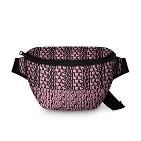 Поясная сумка 3D с принтом BlackPink в Тюмени, 100% полиэстер | плотная ткань, ремень с регулируемой длиной, внутри несколько карманов для мелочей, основное отделение и карман с обратной стороны сумки застегиваются на молнию | 