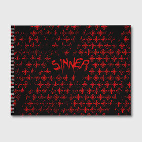 Альбом для рисования с принтом FAR CRY 5 ГРЕШНИК в Тюмени, 100% бумага
 | матовая бумага, плотность 200 мг. | far cry | sinner
