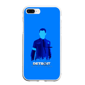 Чехол для iPhone 7Plus/8 Plus матовый с принтом Detroitbecome human в Тюмени, Силикон | Область печати: задняя сторона чехла, без боковых панелей | connor | cyberlife | detroit become human | deviant | kara | markus | ps4 | rk800 |  detroit: become human | детроит | детроит: стать человеком | игры | кара | коннор | конор | кэра | маркус | пиратs | эксклюзив