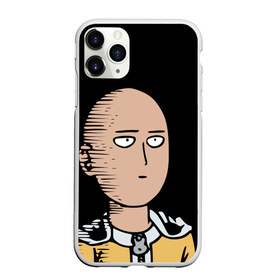 Чехол для iPhone 11 Pro матовый с принтом One-Punch Man Ванпачмен в Тюмени, Силикон |  | Тематика изображения на принте: onepunch | аниме | анимэ  | вапначмен | генос | пачмен