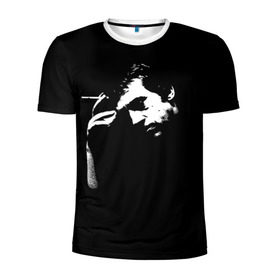 Мужская футболка 3D спортивная с принтом Высоцкий в Тюмени, 100% полиэстер с улучшенными характеристиками | приталенный силуэт, круглая горловина, широкие плечи, сужается к линии бедра | владимир высоцкий | высоцкий