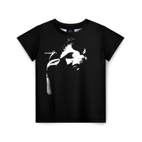 Детская футболка 3D с принтом Высоцкий в Тюмени, 100% гипоаллергенный полиэфир | прямой крой, круглый вырез горловины, длина до линии бедер, чуть спущенное плечо, ткань немного тянется | владимир высоцкий | высоцкий