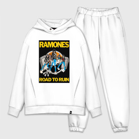 Мужской костюм хлопок OVERSIZE с принтом ramones в Тюмени,  |  | Тематика изображения на принте: punk | ramones | rock