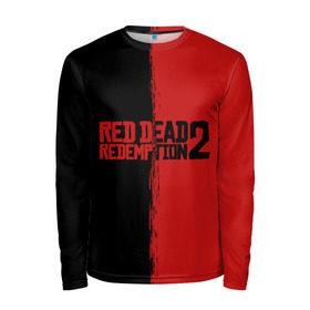 Мужской лонгслив 3D с принтом RED DEAD REDEMPTION 2 в Тюмени, 100% полиэстер | длинные рукава, круглый вырез горловины, полуприлегающий силуэт | rdr | rdr2 | red dead redemption 2 | rockstar | дикий запад | ковбои