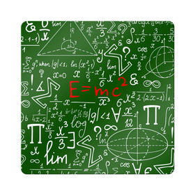 Магнит виниловый Квадрат с принтом ФОРМУЛЫ ФИЗИКА в Тюмени, полимерный материал с магнитным слоем | размер 9*9 см, закругленные углы | e mc 2 | emc 2 | school | знаменитые формулы | физика | формулы | школа | эйнштейн