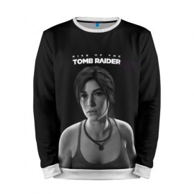 Мужской свитшот 3D с принтом Rise if The Tomb Raider в Тюмени, 100% полиэстер с мягким внутренним слоем | круглый вырез горловины, мягкая резинка на манжетах и поясе, свободная посадка по фигуре | adventure | lara croft | tomb rider | археолог | гробниц | крофт | лара | приключения | расхитительница