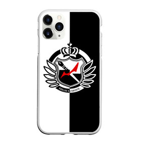 Чехол для iPhone 11 Pro Max матовый с принтом MONOKUMA SCHOOL в Тюмени, Силикон |  | anime | bear | black  white | minomi | monokuma | pink | rabbit | school | аниме | главарь | миноми | монокума | черно белый | школа