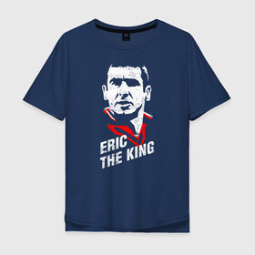 Мужская футболка хлопок Oversize с принтом ERIC THE KING в Тюмени, 100% хлопок | свободный крой, круглый ворот, “спинка” длиннее передней части | manchester united