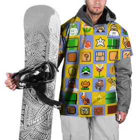 Накидка на куртку 3D с принтом Super Mario Pop art в Тюмени, 100% полиэстер |  | Тематика изображения на принте: bros | donkey kong | mario | super | игра | марио | офф | спин | супер | тоад