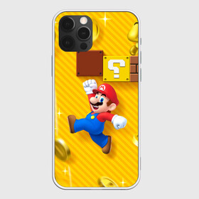 Чехол для iPhone 12 Pro с принтом Супер Марио в Тюмени, силикон | область печати: задняя сторона чехла, без боковых панелей | bros | donkey kong | mario | super | игра | марио | офф | спин | супер | тоад