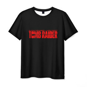 Мужская футболка 3D с принтом Tomb Raider в Тюмени, 100% полиэфир | прямой крой, круглый вырез горловины, длина до линии бедер | adventure | lara croft | tomb rider | археолог | гробниц | крофт | лара | приключения | расхитительница