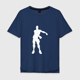 Мужская футболка хлопок Oversize с принтом FLOSS LIKE A BOSS в Тюмени, 100% хлопок | свободный крой, круглый ворот, “спинка” длиннее передней части | fortnite | game | игра | фортнайт
