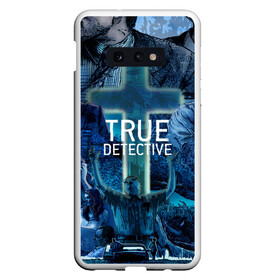 Чехол для Samsung S10E с принтом TRUE DETECTIVE в Тюмени, Силикон | Область печати: задняя сторона чехла, без боковых панелей | hbo | matthew mcconaughey | true detective | tv show | woody harrelson | арт | марти харт | минимализм | настоящий детектив | раст коул | сериал