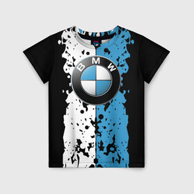 Детская футболка 3D с принтом BMW sign в Тюмени, 100% гипоаллергенный полиэфир | прямой крой, круглый вырез горловины, длина до линии бедер, чуть спущенное плечо, ткань немного тянется | auto | bmw | logo | автомобиль | бмв | логотип | машина | эмблема