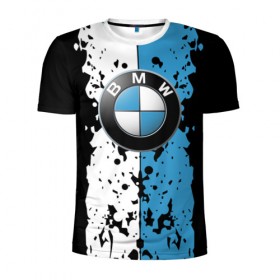 Мужская футболка 3D спортивная с принтом BMW sign в Тюмени, 100% полиэстер с улучшенными характеристиками | приталенный силуэт, круглая горловина, широкие плечи, сужается к линии бедра | auto | bmw | logo | автомобиль | бмв | логотип | машина | эмблема