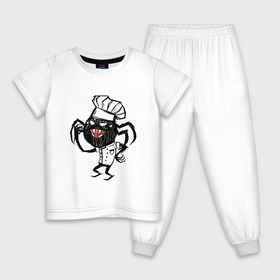 Детская пижама хлопок с принтом Webber в Тюмени, 100% хлопок |  брюки и футболка прямого кроя, без карманов, на брюках мягкая резинка на поясе и по низу штанин
 | dont strave