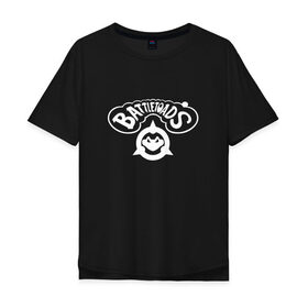 Мужская футболка хлопок Oversize с принтом BATTLETOADS в Тюмени, 100% хлопок | свободный крой, круглый ворот, “спинка” длиннее передней части | battletoads | space | батлтодс | космос | лягушки