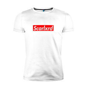 Мужская футболка премиум с принтом Scarlxrd (9) в Тюмени, 92% хлопок, 8% лайкра | приталенный силуэт, круглый вырез ворота, длина до линии бедра, короткий рукав | 