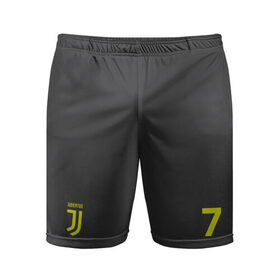 Мужские шорты 3D спортивные с принтом Роналду в Тюмени,  |  | juventus | ronaldo | криштиану | футбол | юве | ювентус