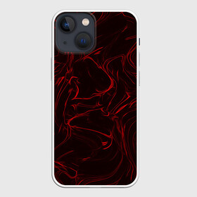 Чехол для iPhone 13 mini с принтом Кровавые разводы в Тюмени,  |  | абстракция красок | брызги красок | живопис | краска | потертость красок | черно белый