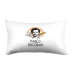 Подушка 3D антистресс с принтом Pablo Escobar в Тюмени, наволочка — 100% полиэстер, наполнитель — вспененный полистирол | состоит из подушки и наволочки на молнии | Тематика изображения на принте: escobar | loving pablo | эскобар