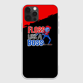 Чехол для iPhone 12 Pro с принтом Floss like a boss в Тюмени, силикон | область печати: задняя сторона чехла, без боковых панелей | dance | floss | flossing | like a boss | бос | движение | деб | дэб | кулаки | любит | размахивает | руками | руки | танец | танцевальное | флос | флосинг | флосс | флоссинг