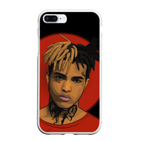 Чехол для iPhone 7Plus/8 Plus матовый с принтом XXXTentacion в Тюмени, Силикон | Область печати: задняя сторона чехла, без боковых панелей | xxxtentacion