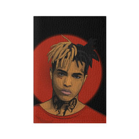 Обложка для паспорта матовая кожа с принтом XXXTentacion в Тюмени, натуральная матовая кожа | размер 19,3 х 13,7 см; прозрачные пластиковые крепления | xxxtentacion