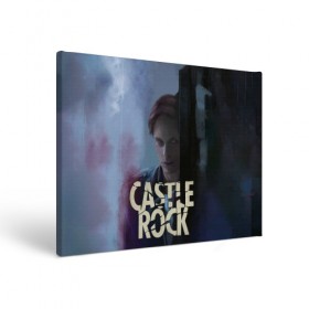 Холст прямоугольный с принтом Castle Rock - shawshank prisoner в Тюмени, 100% ПВХ |  | castle rock | hulu | билл скарсгард | дж.дж. абрамс | касл рок | кубик в кубе | стивен кинг | шоушенк