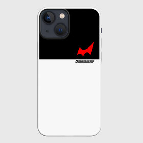 Чехол для iPhone 13 mini с принтом MONOKUMA SCHOOL ФОРМА в Тюмени,  |  | anime | bear | black  white | danganronpa | kurokuma | monodam | monokuma | monomi | monotaro | pink | rabbit | school | shirokuma | аниме | главарь | мoноми | монокума | черно белый | школа