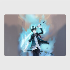 Магнитный плакат 3Х2 с принтом Rin Okumura в Тюмени, Полимерный материал с магнитным слоем | 6 деталей размером 9*9 см | blue | exorcist | ария | ассии | вурдалак | геенны | демон | драгун | манга | рыцарь | синий | укротитель | экзорцист