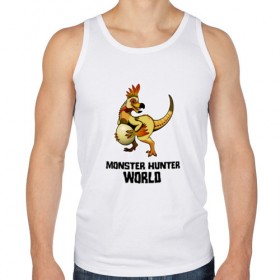 Мужская майка хлопок с принтом Monster Hunter: World в Тюмени, 100% хлопок |  | monster hunter: world