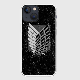 Чехол для iPhone 13 mini с принтом Атака Титанов белая пыль в Тюмени,  |  | attack | titan | аккерман | арлерт | армин | атака | гуманоид | йегер | манга | микаса | монстры | мутант | титанов | эрен