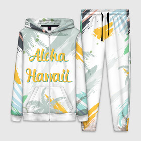 Женский костюм 3D с принтом Aloha Hawaii в Тюмени,  |  | aloha | summer | sun | travel | гавайи | лето | путешествия