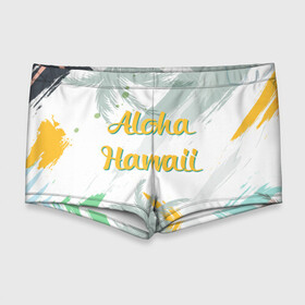 Мужские купальные плавки 3D с принтом Aloha Hawaii в Тюмени, Полиэстер 85%, Спандекс 15% |  | Тематика изображения на принте: aloha | summer | sun | travel | гавайи | лето | путешествия