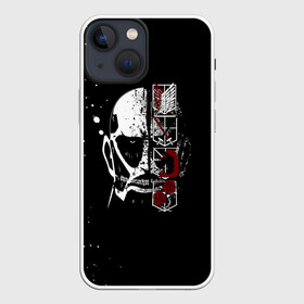 Чехол для iPhone 13 mini с принтом ТИТАН КОЛОСС в Тюмени,  |  | anime | attack on titan | the wings of counterattack | аниме | анимэ | армин арлерт | атака на титанов | атака титанов | микаса аккерман | мультсериал | эрен йегер | японское