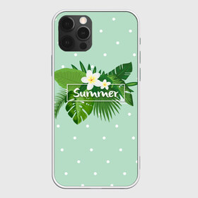 Чехол для iPhone 12 Pro Max с принтом Summer в Тюмени, Силикон |  | flowers | summer | лето | тропики | цветы