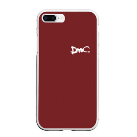 Чехол для iPhone 7Plus/8 Plus матовый с принтом DEVIL MAY CRY (НА СПИНЕ) в Тюмени, Силикон | Область печати: задняя сторона чехла, без боковых панелей | dante | devil may cry | devil may cry 5 | dmc | game | hell | play | sword | ад | данте | игры | компьютерные игры 2019 | меч