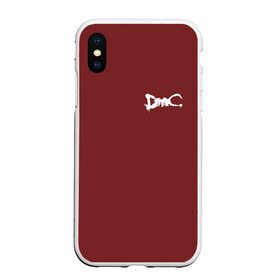 Чехол для iPhone XS Max матовый с принтом DEVIL MAY CRY (НА СПИНЕ) в Тюмени, Силикон | Область печати: задняя сторона чехла, без боковых панелей | dante | devil may cry | devil may cry 5 | dmc | game | hell | play | sword | ад | данте | игры | компьютерные игры 2019 | меч