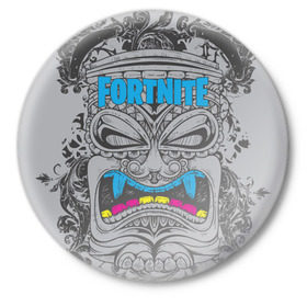 Значок с принтом Fortnite Fan Art в Тюмени,  металл | круглая форма, металлическая застежка в виде булавки | fortnite | save | the | world | битва | борьба | выживани | зомби | королевская | монстры | симулятора | фортнайт