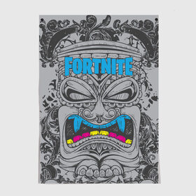 Постер с принтом Fortnite Fan Art в Тюмени, 100% бумага
 | бумага, плотность 150 мг. Матовая, но за счет высокого коэффициента гладкости имеет небольшой блеск и дает на свету блики, но в отличии от глянцевой бумаги не покрыта лаком | Тематика изображения на принте: fortnite | save | the | world | битва | борьба | выживани | зомби | королевская | монстры | симулятора | фортнайт