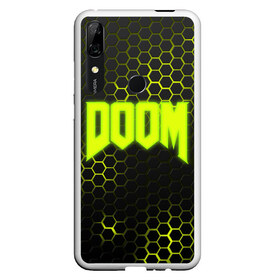 Чехол для Honor P Smart Z с принтом DOOM в Тюмени, Силикон | Область печати: задняя сторона чехла, без боковых панелей | devil | doom | hell | mark of the doom slayer | slayer | ад | гарнил | дум | знаки | иероглифы | компьютерные игры 2019 | преисподняя | символ | солдат